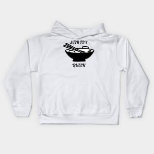 Stir Fry Queen Kids Hoodie